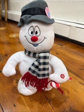 Warner Bros. Frosty Gemmy Plush Snowman sings and skates to frosty the snowman